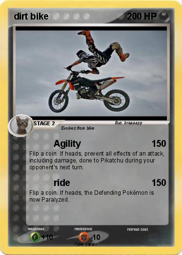 Pokemon dirt bike