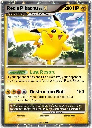 Pokemon Red's Pikachu