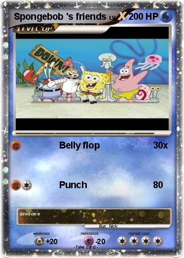 Pokemon Spongebob 's friends