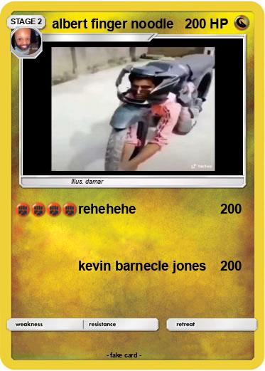 Pokemon albert finger noodle