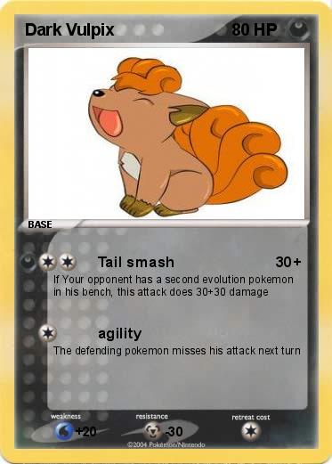 Pokemon Dark Vulpix