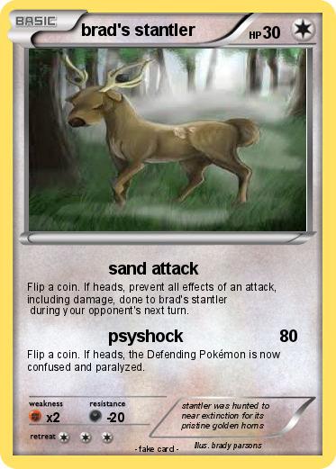 Pokemon brad's stantler