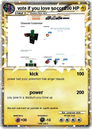 Pokemon vote if you love soccer