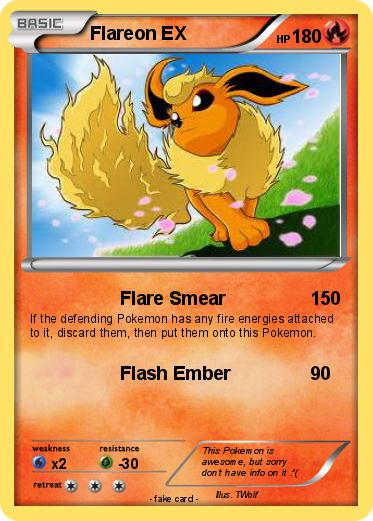 Pokemon Flareon EX