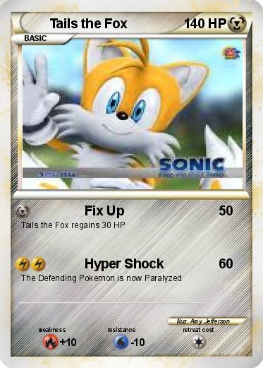 Pokemon Tails the Fox