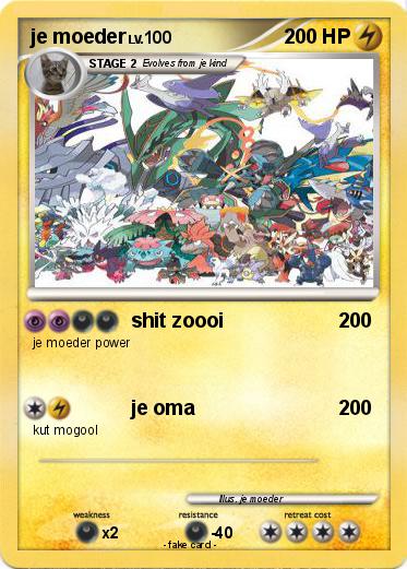 Pokemon je moeder