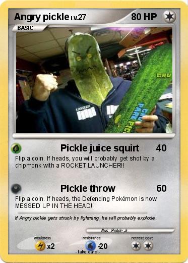 Pokemon Angry pickle