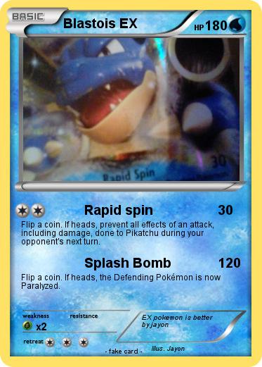 Pokemon Blastois EX