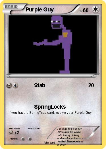 Pokemon Purple Guy