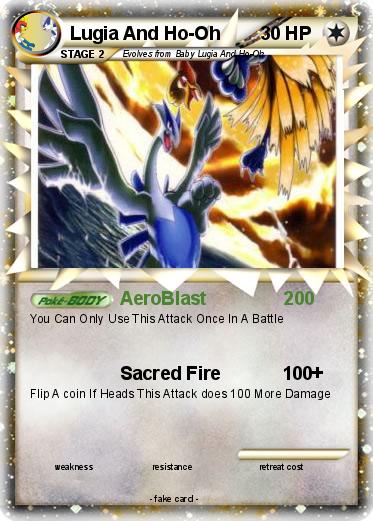 Pokemon Lugia And Ho-Oh