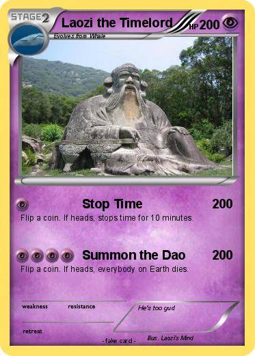 Pokemon Laozi the Timelord