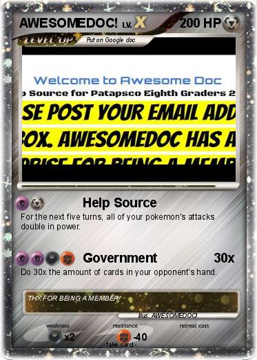 Pokemon AWESOMEDOC!