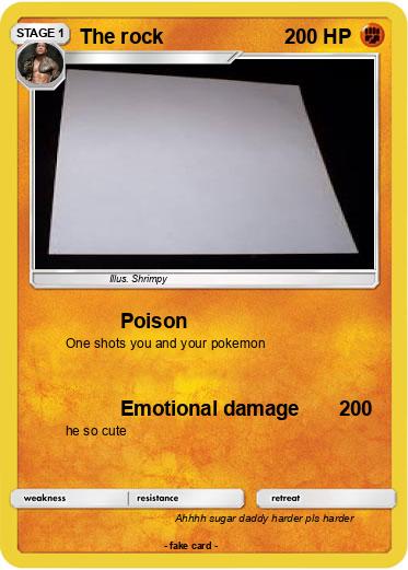 Pokemon The rock