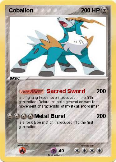 Pokemon Cobalion