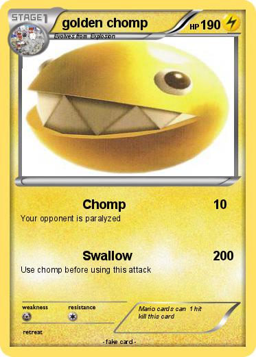 Pokemon golden chomp