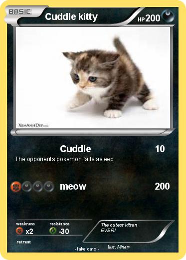 Pokemon Cuddle kitty