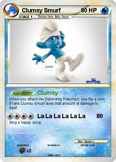 Pokemon Clumsy Smurf