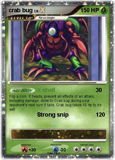 Pokemon crab bug