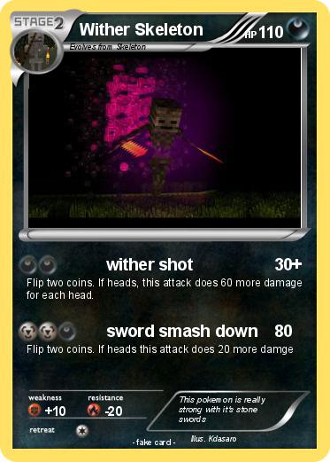 Pokemon Wither Skeleton