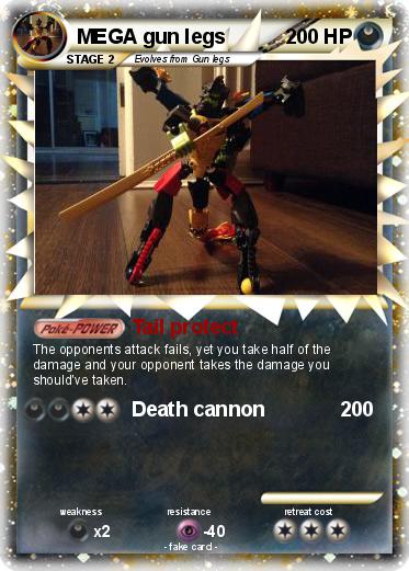 Pokemon MEGA gun legs
