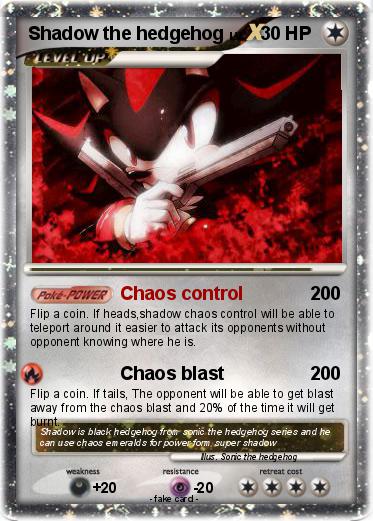 Pokemon Shadow the hedgehog