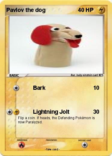 Pokemon Pavlov the dog