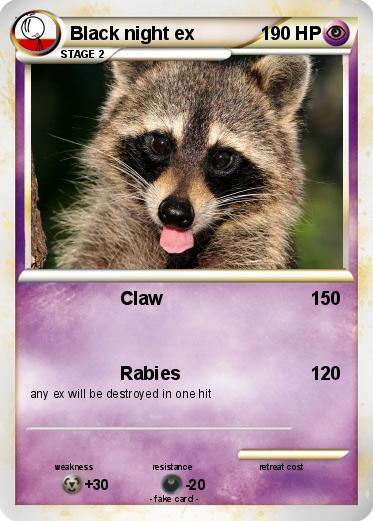 Pokemon Black night ex