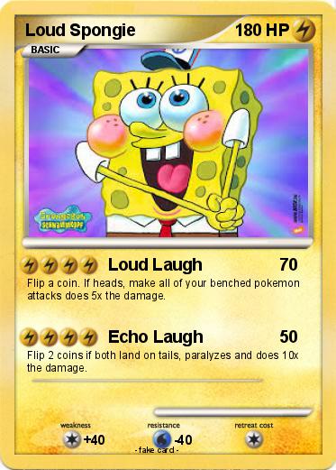 Pokemon Loud Spongie