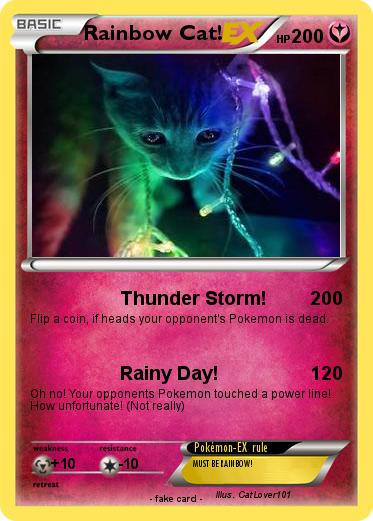Pokemon Rainbow Cat!