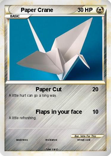 Pokemon Paper Crane