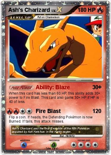 Pokemon Ash's Charizard