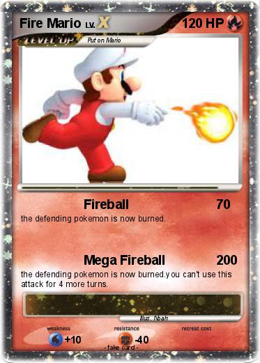 Pokemon Fire Mario