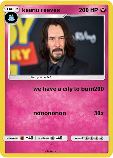 Pokemon keanu reeves
