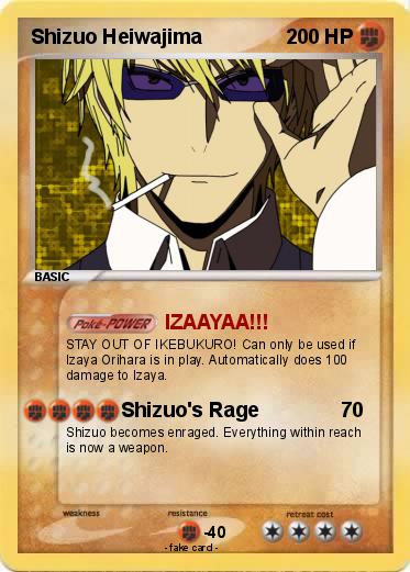 Pokemon Shizuo Heiwajima