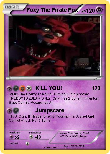 Pokemon Foxy The Pirate Fox