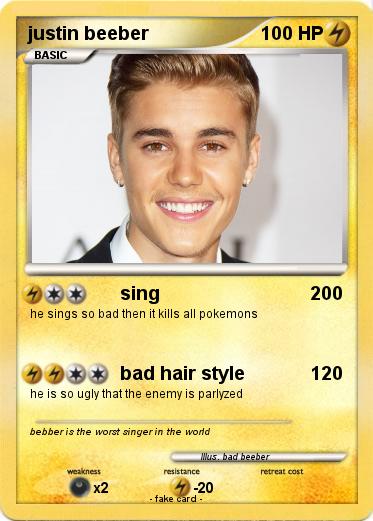 Pokemon justin beeber