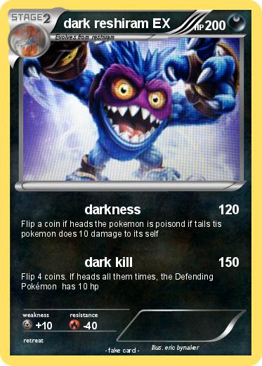 Pokemon dark reshiram EX
