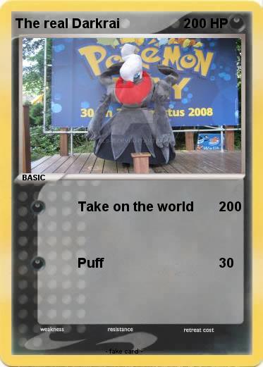Pokemon The real Darkrai