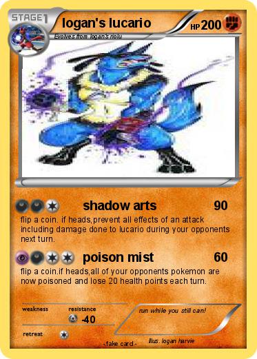 Pokemon logan's lucario
