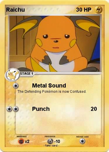 Pokemon Raichu