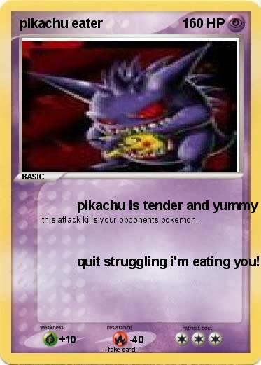 Pokemon pikachu eater