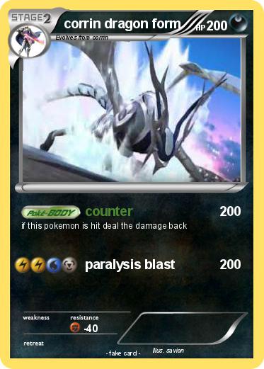 Pokemon corrin dragon form