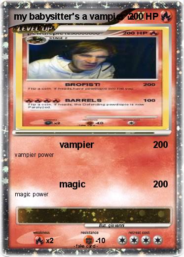 Pokemon my babysitter's a vampier