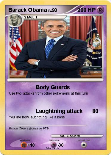 Pokemon Barack Obama