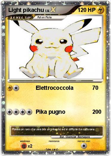 Pokemon Light pikachu