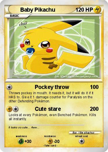 Pokemon Baby Pikachu