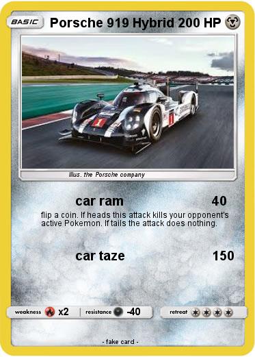 Pokemon Porsche 919 Hybrid