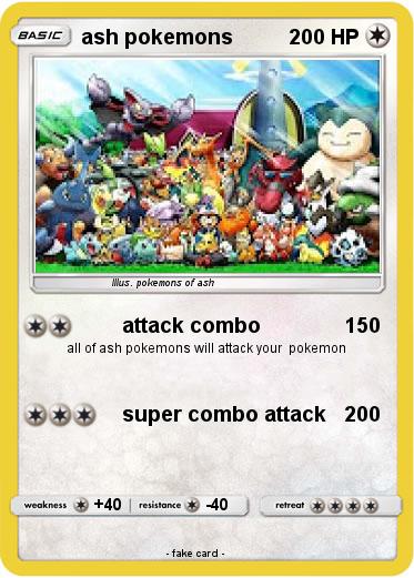 Pokemon ash pokemons