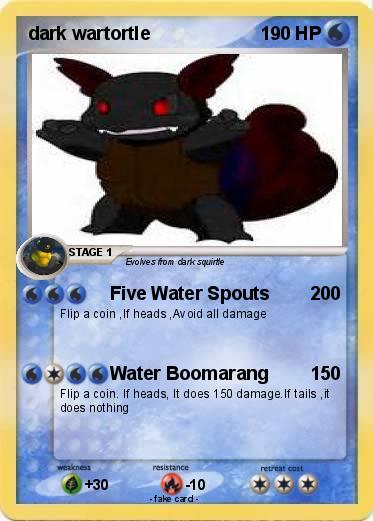 Pokemon dark wartortle