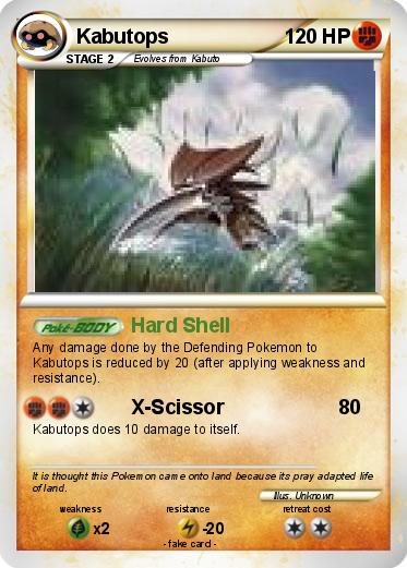 Pokemon Kabutops
